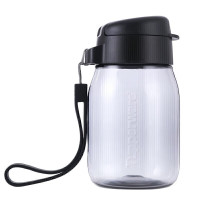 特百惠(Tupperware) 嘟嘟杯350ML 嘟嘟企鹅塑料杯 便携带拎绳 颜色:小黑嘟