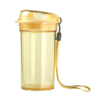 特百惠(Tupperware) 晶彩MINI随心杯280ML 塑料杯 小巧便携 颜色:奶油黄