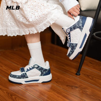 MLB 男女同款NY学长鞋复古老花休闲板鞋 3ASXCMM4N-50NYS