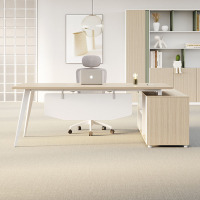 创世人 莱茵系列老板桌经理主管桌1.8m班台