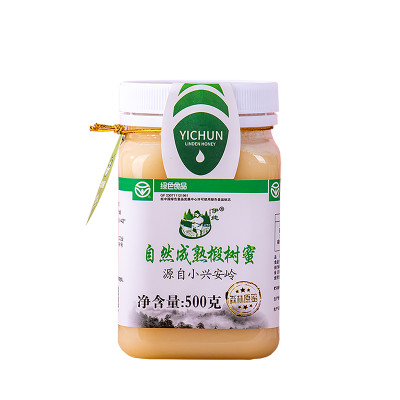 伊纯椴树蜂蜜 500g*1瓶 绿色食品认证 源自小兴安岭的自然成熟椴树蜜