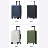 爱华仕(OIWAS)磨砂斜杠行李箱 大容量旅行登机箱男女密码拉杆箱OCX6708-20 白色