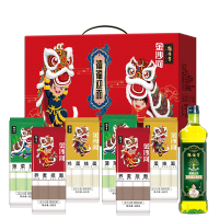 金沙河 粮佰年 禧福迎面油面礼盒