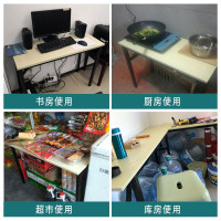 简易折叠桌长方形培训桌加墨绿色桌布 120*60*75 一套