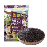 初萃 五常黑米 400g 粥米伴侣 优质蛋白质