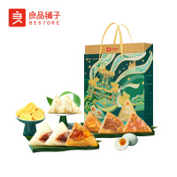 良品铺子 欢聚经典粽礼1.51kg 端午粽子礼盒 粽子+绿豆糕+咸鸭蛋 节日福利 员工福利