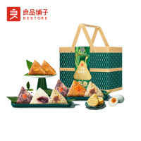 良品铺子 安康粗粮粽礼1.7kg 端午粽子礼盒 粽子+咸鸭蛋+绿豆糕 节日福利 员工福利