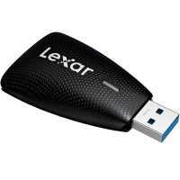 雷克沙(Lexar)读卡器LRW450USB3.1高速读卡器SD/TF二合一手机内存卡读卡器