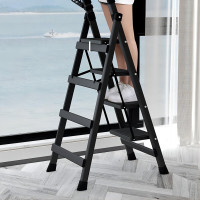 白云清洁(BAIYUN CLEANING) 家用折叠室内楼梯人字梯多功能加厚碳钢步梯爬梯便携