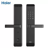 海尔/Haier 智能门锁 HFH-16E-U1 指纹密码防盗锁 黑色 一台