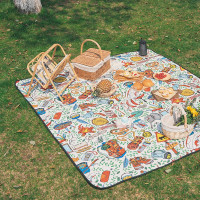 NatureHike挪客 野餐垫C042超声波图案秘密花园/180*200CM NH19D024-Z