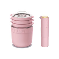 BRUNO BZK-JR01-PU绞肉机佐料机家用套娃绞馅机碎肉菜机电动多功能辅食料理机[升级陶瓷]豪华款-牛奶紫