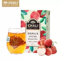 CHALI茶里花草茶叶荔枝红茶37.5g茶包荔枝干红茶水果茶果粒15包/盒