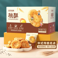 三只松鼠(threesquirrels) 黑芝麻味桃酥500g