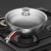 康巴赫煎锅28cm316L不锈钢蜂窝不粘锅KG-JC28A