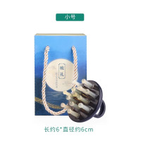 黑檀指环小圆盘梳牛角13钉