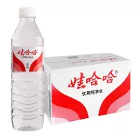 娃哈哈 饮用纯净水 瓶装饮用水 596ml*24瓶/箱
