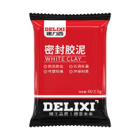 德力西(DELIXI)密封胶泥洞口封堵防水封堵漏白色万能家用防虫防风可塑性强5包装