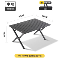 探险者(TANXIANZHE)TXZ-CBA3011钢制蛋卷桌120*60*46CM黑色