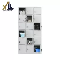 骁狼(XIAOLANG)营具内务柜更衣柜宿舍钢制储物柜 十八门更衣柜