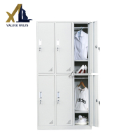 骁狼(XIAOLANG)营具内务柜更衣柜宿舍钢制储物柜 六门更衣柜