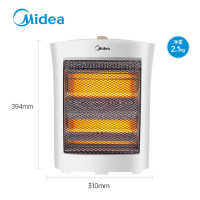 美的(Midea)小太阳取暖器家用节能电暖器台式电热器暖气机办公室烤火炉暖脚器暗光防烫远红外电暖气 HPW08D