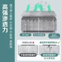嘉宝莉 透明防水胶免砸砖防水材料 外墙阳台厕所厨房屋顶窗台堵漏胶5KG
