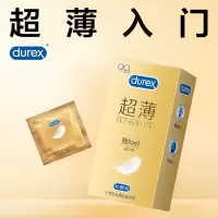 杜蕾斯 避孕套 安全套 超薄12只 润滑隐形套套 计生用品 durex