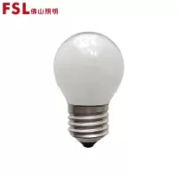 FSL佛山照明 特殊用途灯泡e27球泡螺口磨砂灯泡 40W黄光