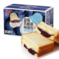 Aji 蓝莓乳酸菌味面包 550g*1箱