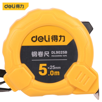 卷尺 得力 DL9025B 5 黄色
