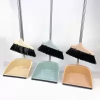 家用塑料软毛扫地铁杆笤帚撮箕保洁单个扫帚