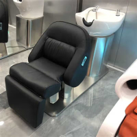 古睿德洗头床发廊理发店洗发床日式简约电动自动洗头床理发店半躺冲水床