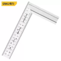 直尺 得力/deli DL4034 银色 不锈钢