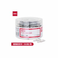 得力deli0037回形针(200枚/筒)
