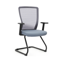 匹客 电脑椅弓形椅办公椅会议椅班前椅书房家用书房椅网布透气人体工学椅