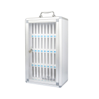 悦山手机存放柜保管箱透明带锁挂墙学生员工收纳盒子36位290*190*500mm个YSOA5JLX05-36