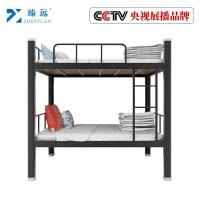 臻远ZY-SCCA-06钢制双层床高低铁床黑色1800*1000*2000