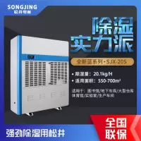 松井蓝系列工业除湿机商用业抽湿器大型场馆仓库厂房除潮吸湿干燥机器