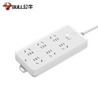 开关插座面板新国标6位总控开关插座插线板109K-10米