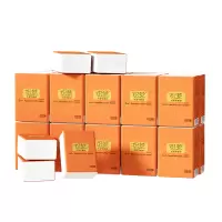 织梦手帕纸 便携式实惠压花随身装抽取式手帕纸每包6片装10包每条 柔韧厚实湿水不易破 母婴可用 餐巾纸 2条装