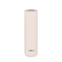 Debo德铂 埃托奥不锈钢数显温水杯保温杯米白色480ml/个 DEP-849