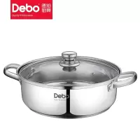 Debo德铂 怀亚特不锈钢火锅30cm/个 DEP-DS289