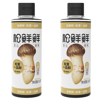 松鲜鲜 金标松茸一品鲜310g*2瓶 代替酱油生抽 0添加0蔗糖 凉拌炒菜调味