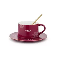 COSTA咖啡杯套装(带勺)CO-KFB001(大批量分销产品) 图片色