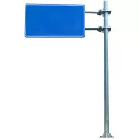 反光道路限速牌限高牌杆件导向牌交通标志牌立杆停车场指示牌f杆 定制道路指示牌
