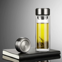 华小匠(HLAXJ) 双层玻璃杯AY002-300