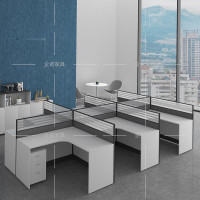 [企诺]屏风工位 QND2bYP-LT2442 2400×4200×1100mm 人造板 组