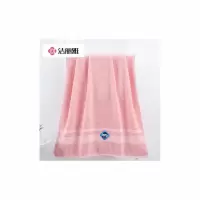 洁丽雅浴巾A类鲁道夫抗菌纯棉粉色