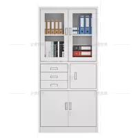 [企诺]储物柜 QNGA11A1-04PA 850×390×1800mm 钢制 组